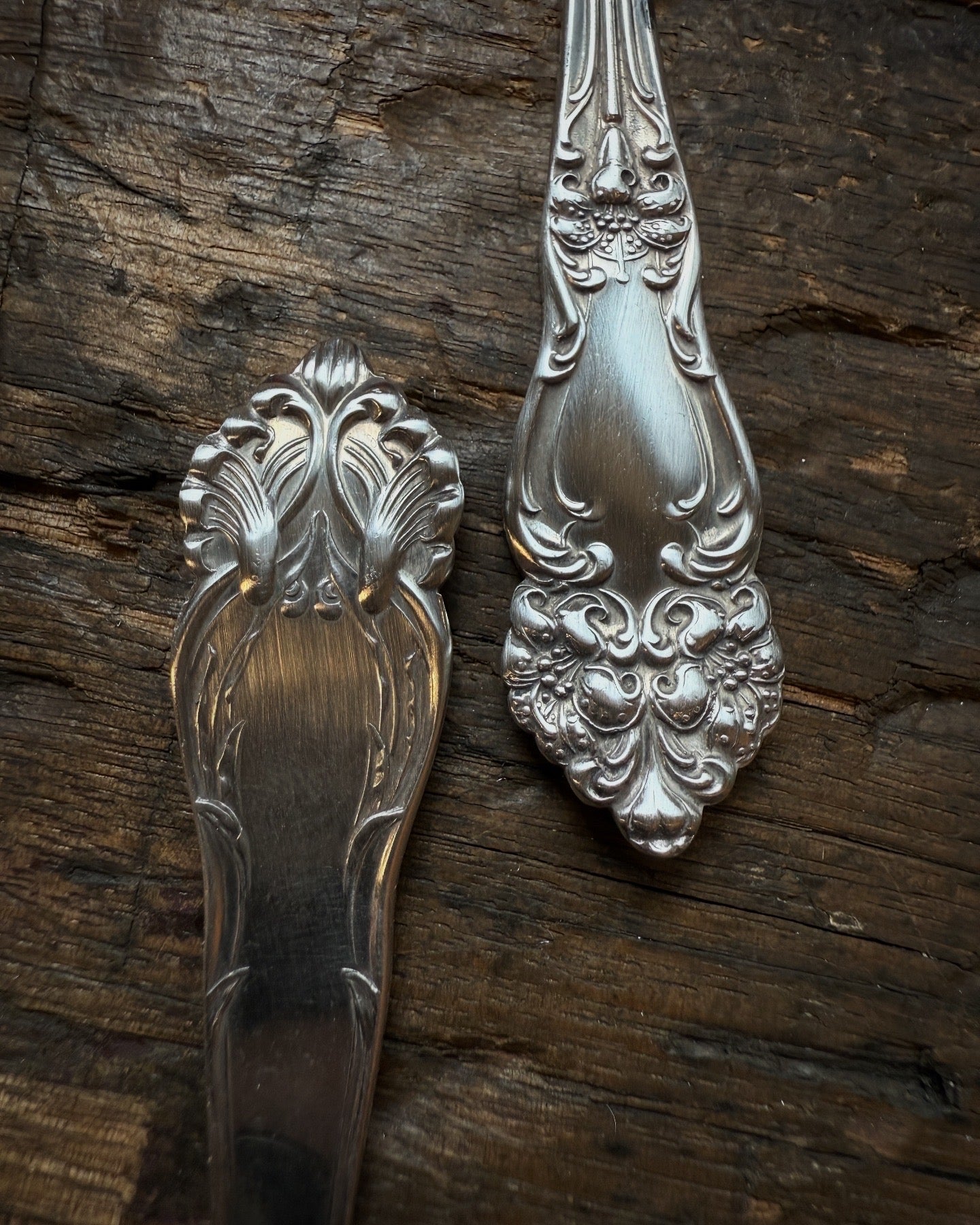 Tigerlily ~ Ring crafted from antique spoon