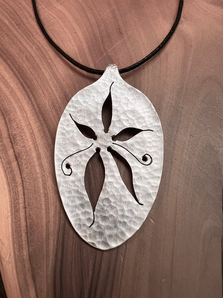 Wildflower spoon pendant