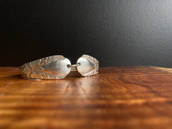 Bracelet handcrafted from antique spoon handles