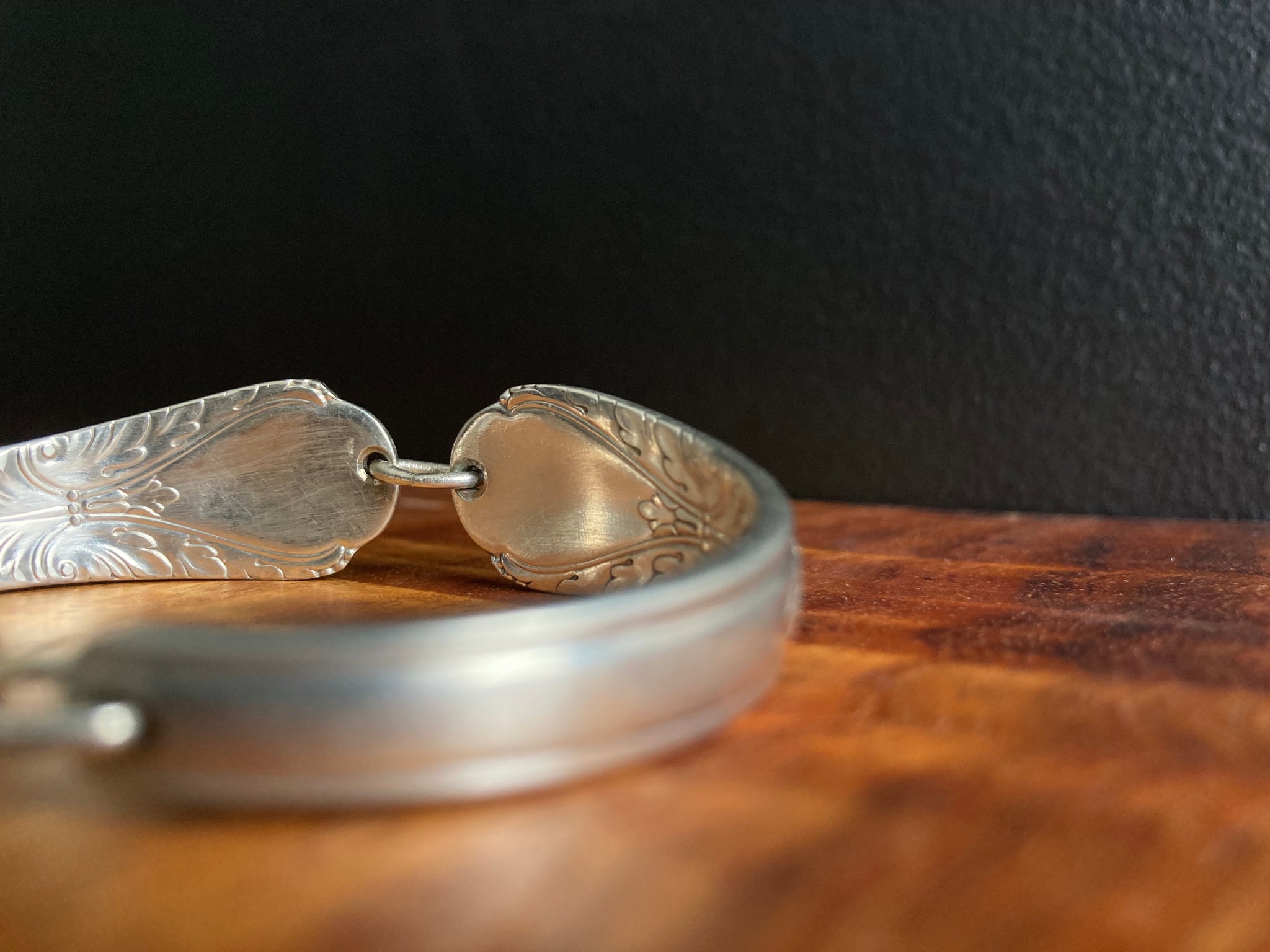Bracelet handcrafted from antique spoon handles