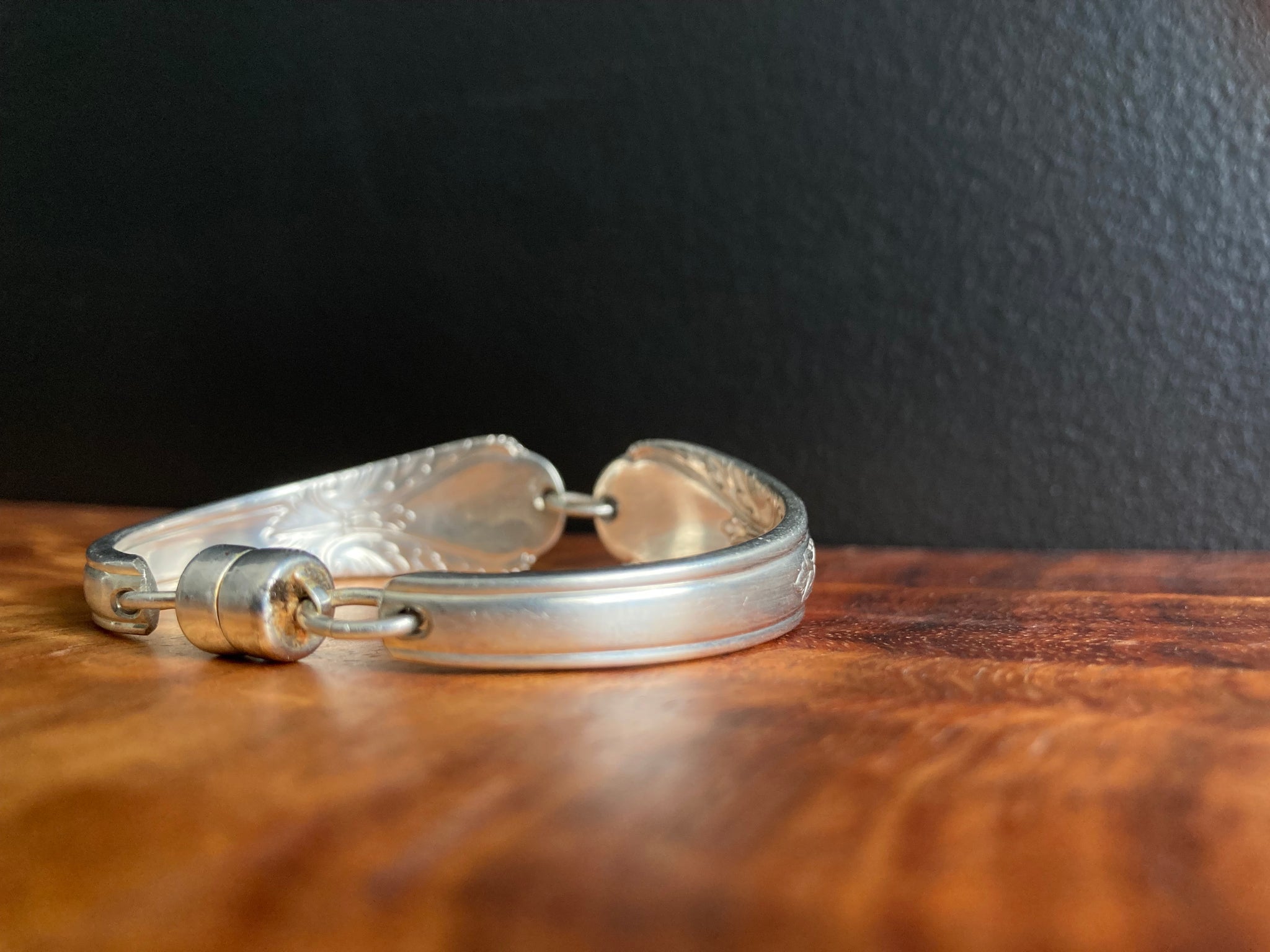 Bracelet handcrafted from antique spoon handles