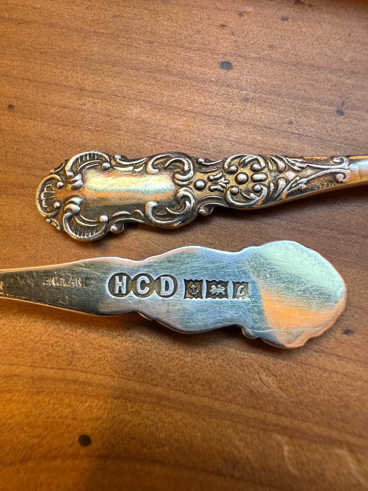 Antique Birmingham Sterling Silver Ring ~ crafted from spoon