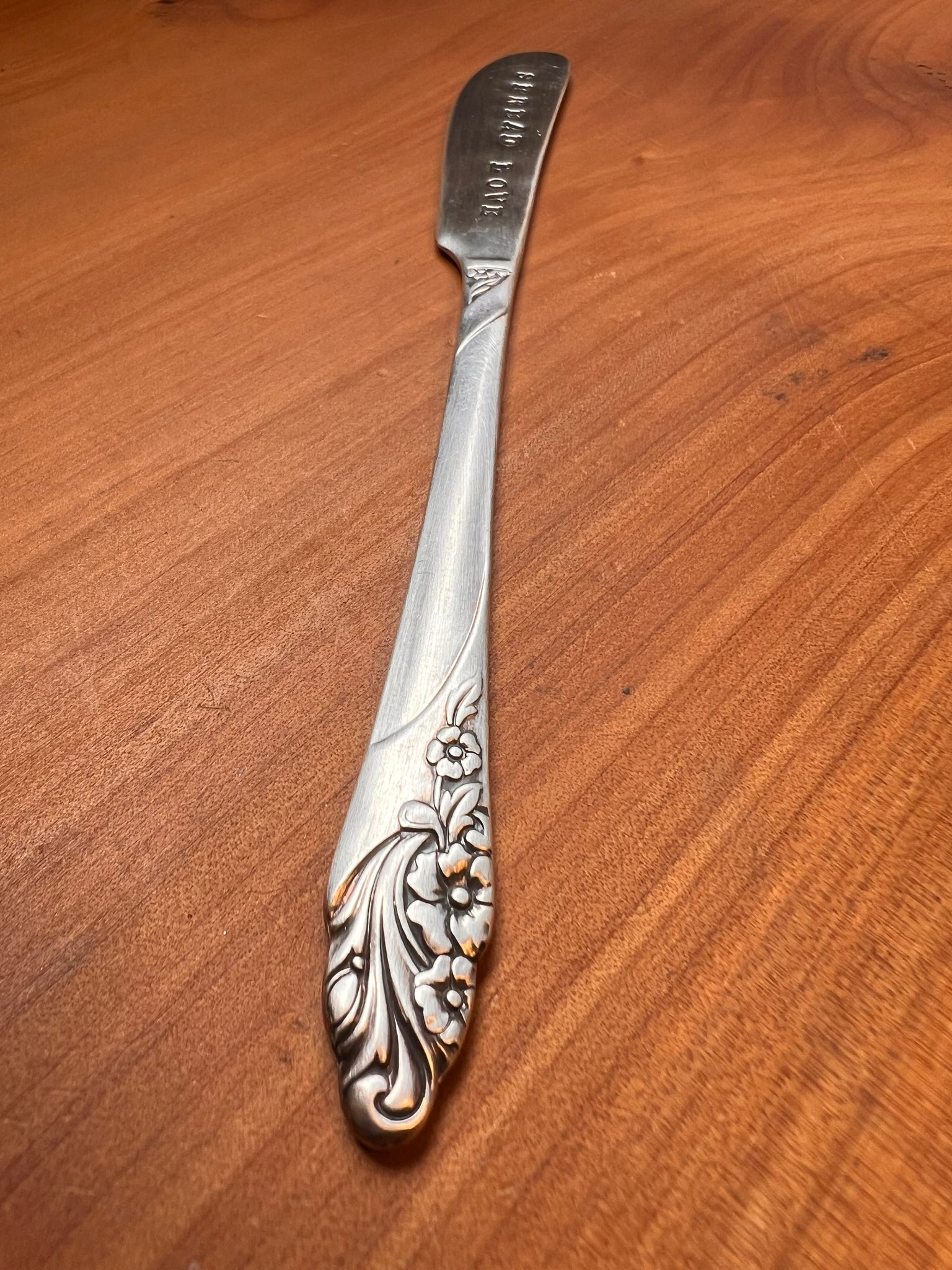 Spread Love ~ letter-stamped butter knife spreader