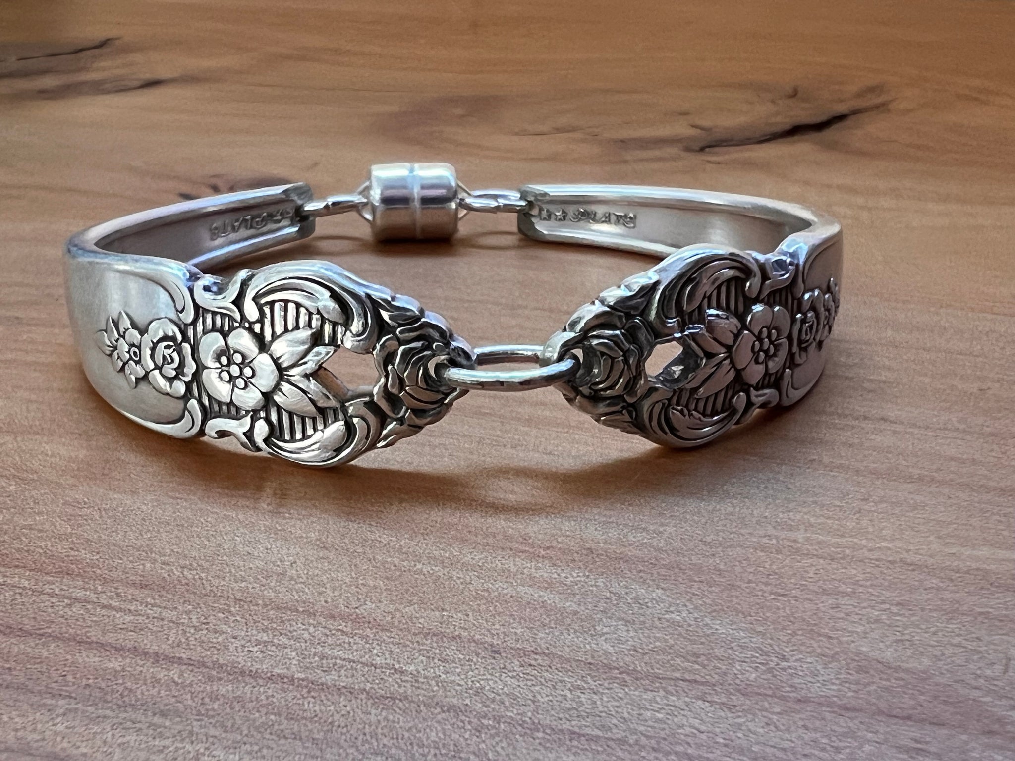 Spoon Bracelet handcrafted from antique teaspoon handles