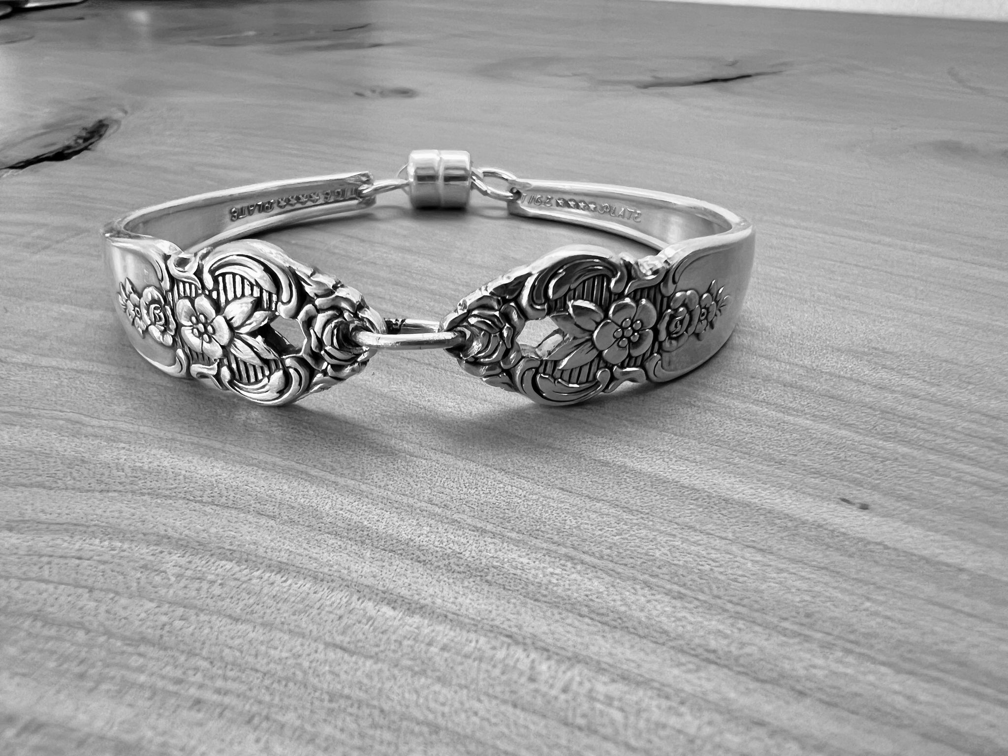 Spoon Bracelet handcrafted from antique teaspoon handles