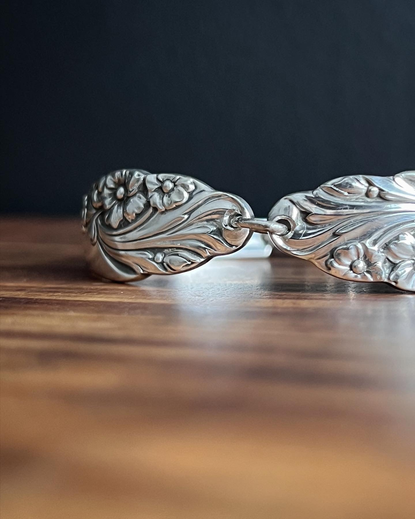 Spoon Bracelet handcrafted from antique teaspoon handles