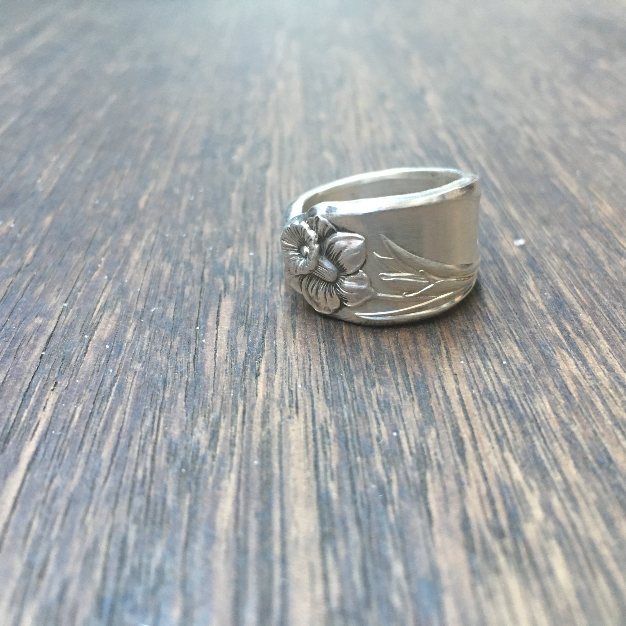 Vintage spoon ring handcrafted