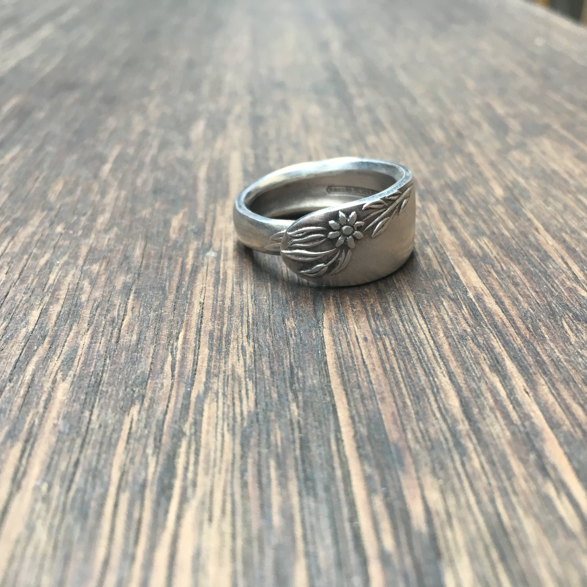 Vintage spoon ring handcrafted