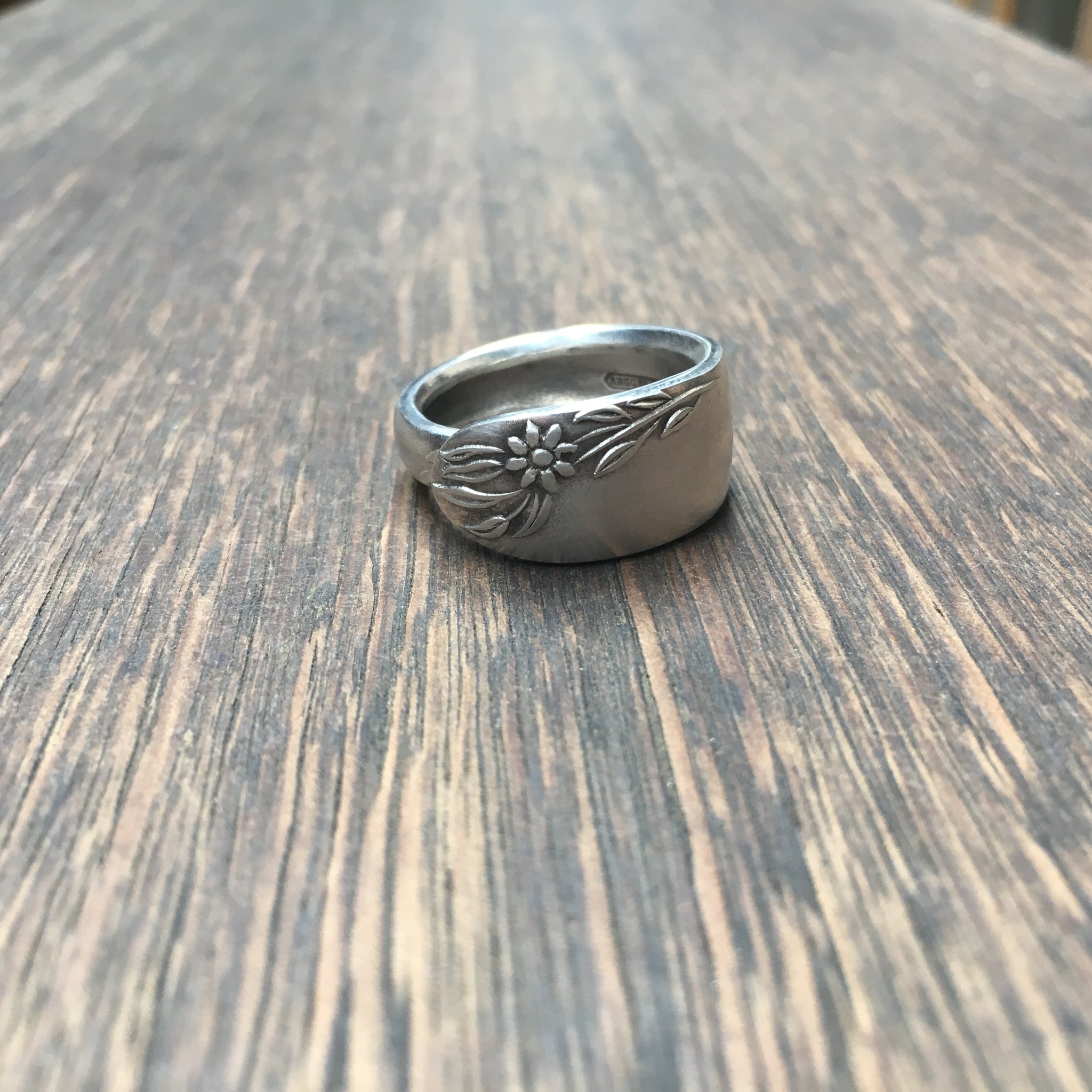 Vintage spoon ring handcrafted