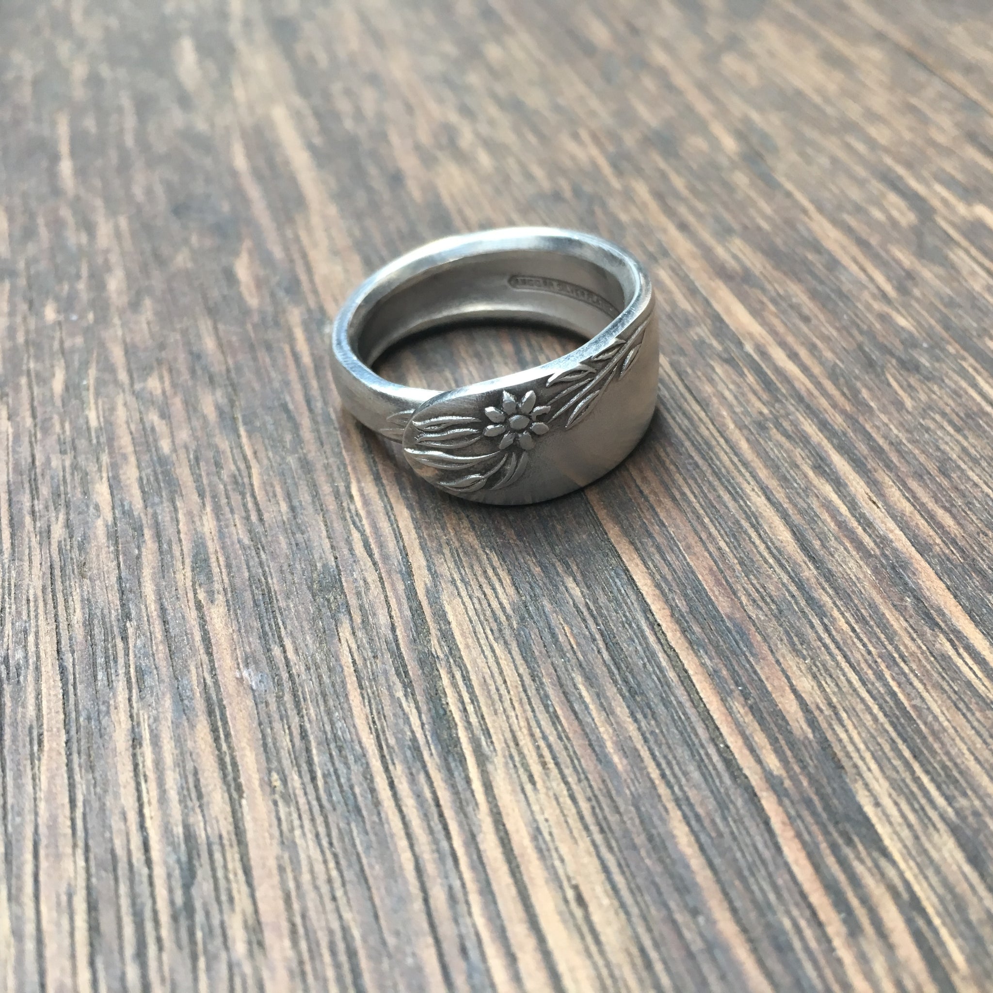 Vintage spoon ring handcrafted