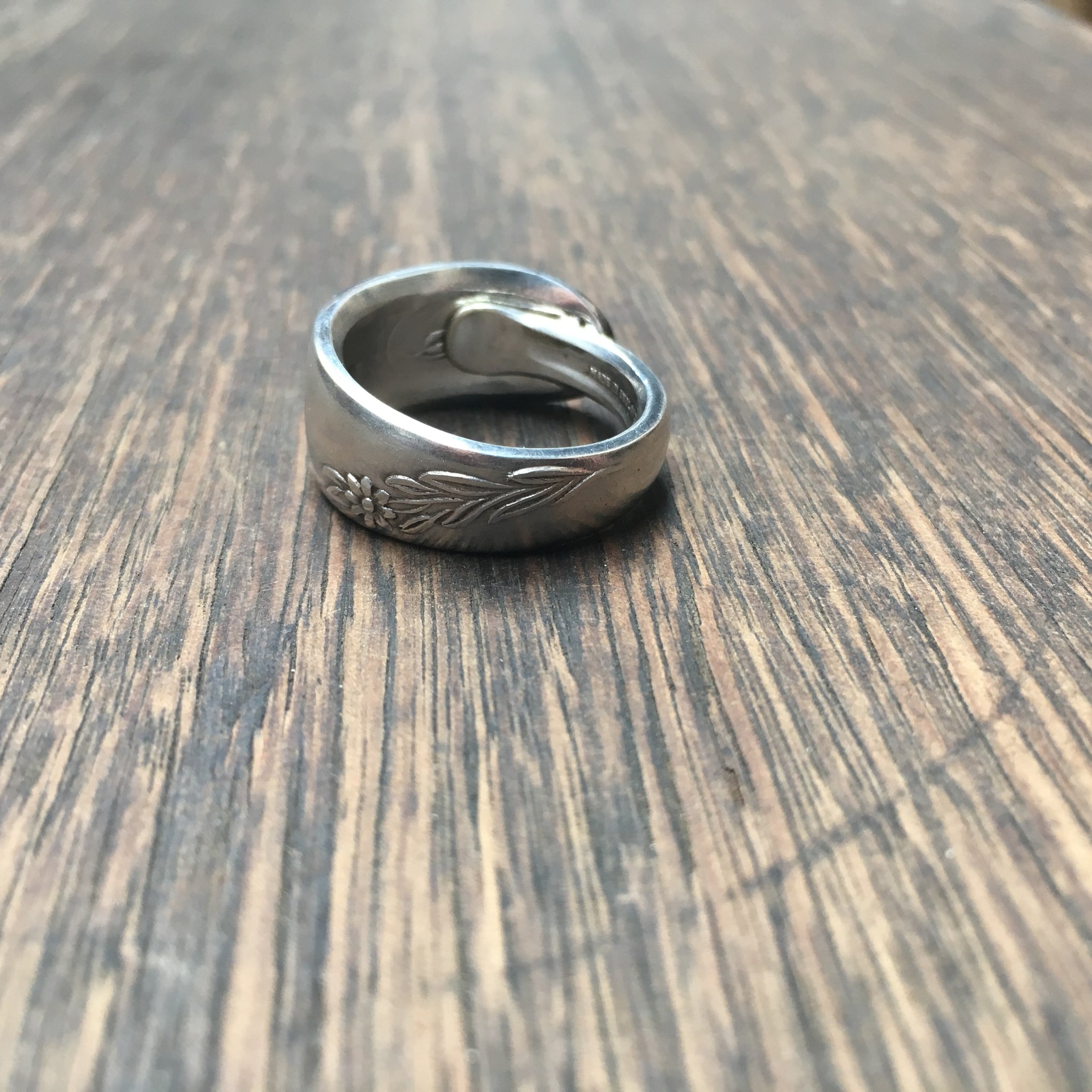 Vintage spoon ring handcrafted