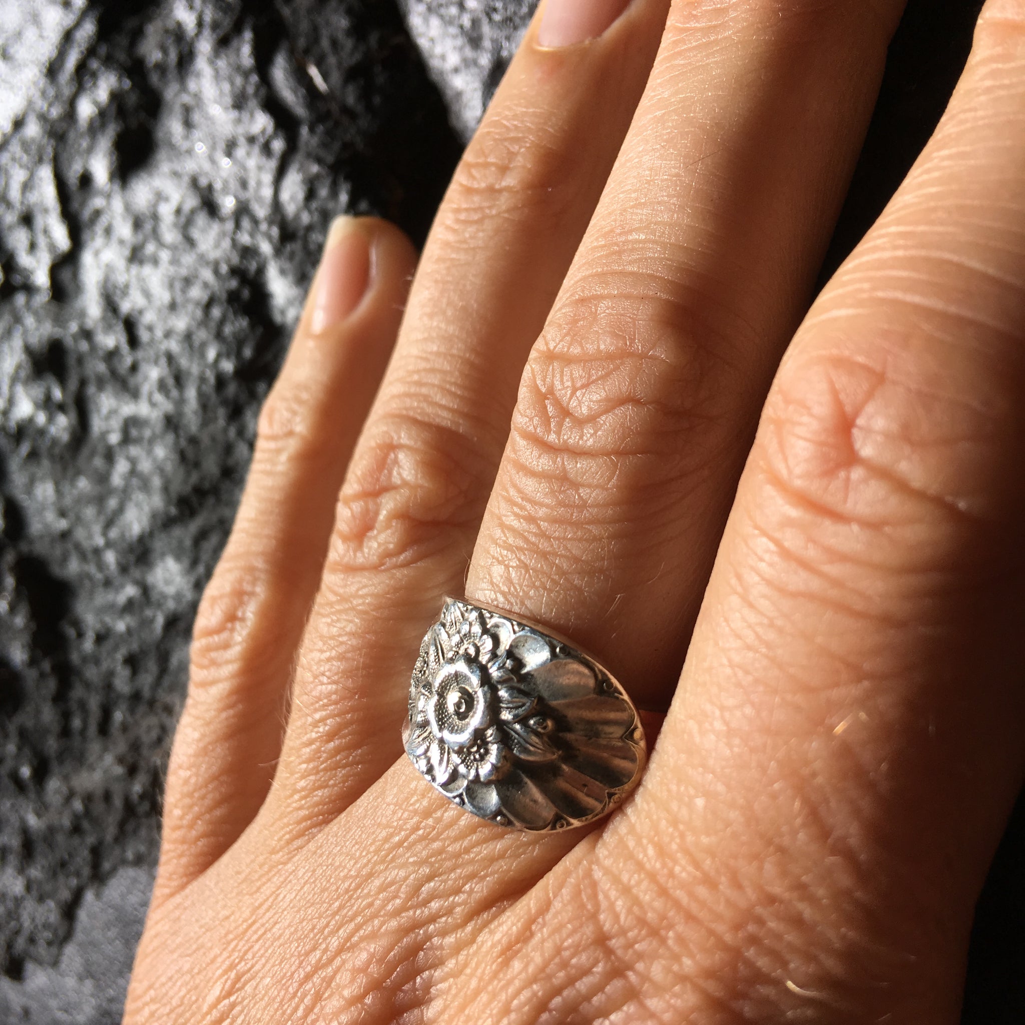 Spoon Ring ~ a radiant beauty handcrafted from an antique spoon