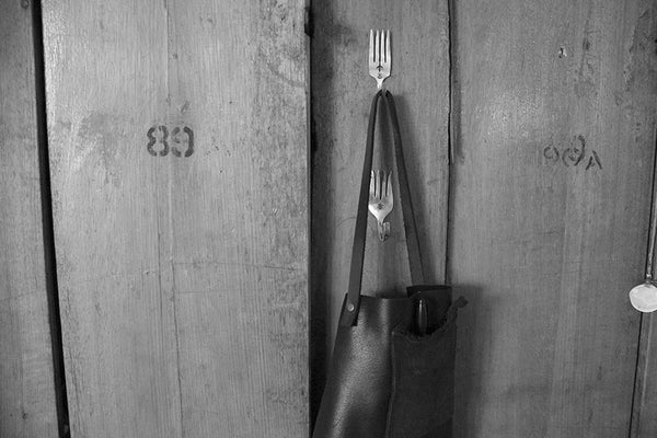 vintage silver fork hook