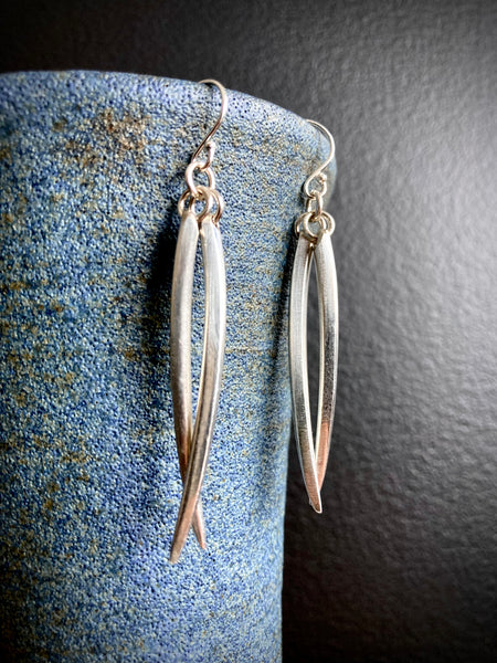 Fork tine earrings ~ double dangles